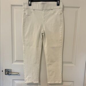 Liverpool Women's Off-White Ankle Jeans